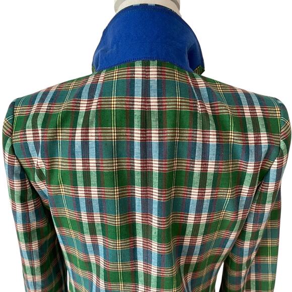 J. Crew Green Plaid Blazer - Picture 9 of 10
